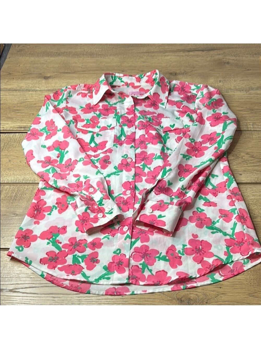 Women’s Lilly Pulitzer Kapri Floral Button Down Size XS